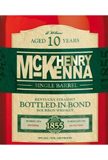 Bourbon Whiskey Henry McKenna 10yr Single Barrel Bourbon Bottled-in-Bond 100pf 750ml