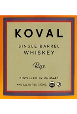 Rye Whiskey Koval Single Barrel Rye Whiskey 750ml