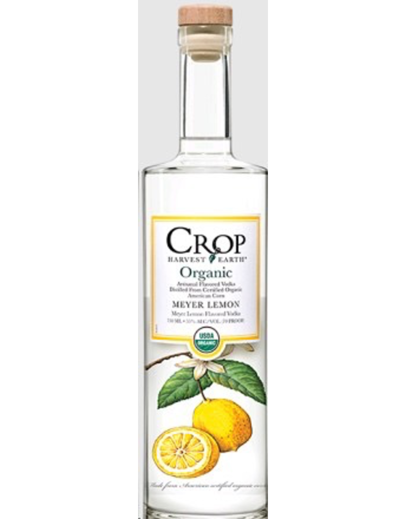 vodka Crop Harvest Earth Organic Meyer Lemon Vodka 750ml