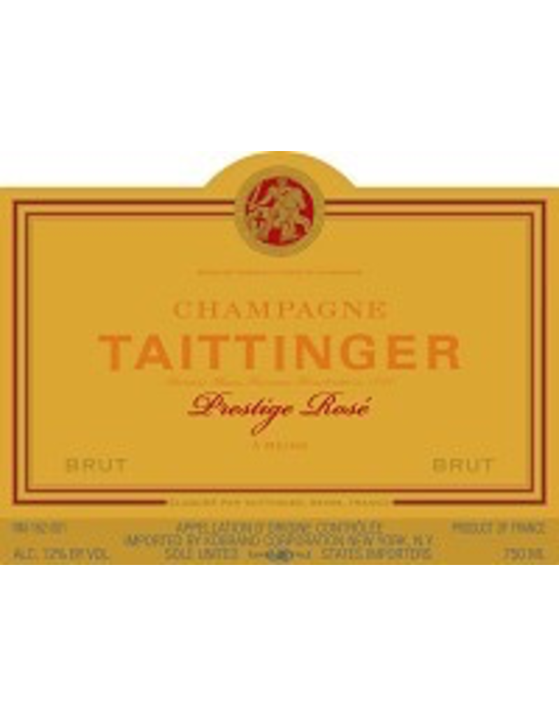 Champagne/Sparkling SALE $74.99 Taittinger Prestige Rose Champagne 750ml  Reg $99.99