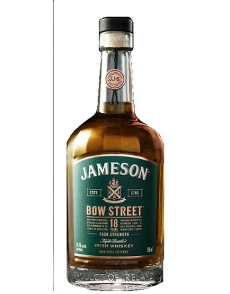 Irish Whiskey Jameson Bow Street 18yr old 110proof Irish Whiskey 750ml