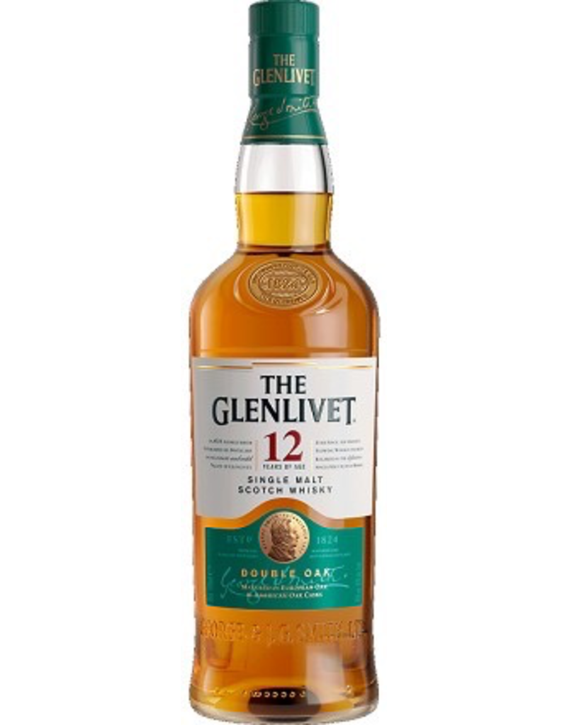 Single Malt Scotch The Glenlivet Scotch Single Malt  12 Year Double Oak Liter