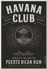 rum Havana Club Anejo Blanco Puerto Rican Rum 750ml