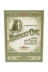 Rye Whiskey Kentucky Owl 10 Year Old Rye Batch #4 Last Rye Batch 112.8pf REG $499.99