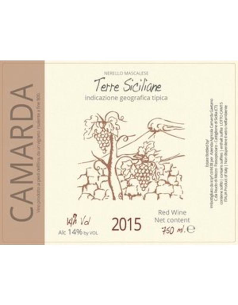 Sicilia END OF BIN SALE Camarda Nerello Mascalese Terre Siciliane 2022 750ml REG $29.99