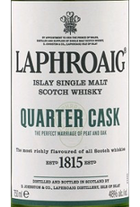 Single Malt Scotch Laphroaig Islay Single Malt Quarter Cask Scotch 750ml