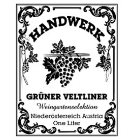 Gruner SALE $14.99 Handwerk Gruner Veltliner Weingartenselektion 1Liter REG $19.99