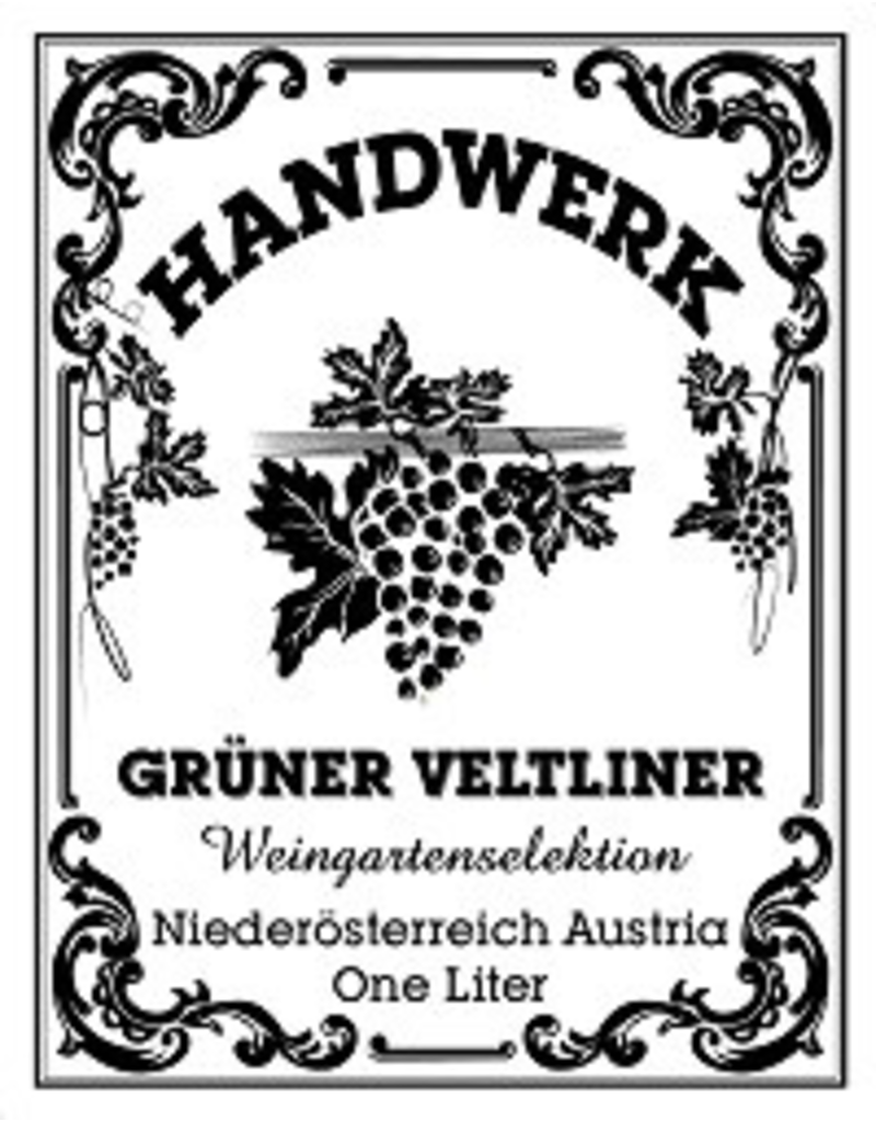 Gruner SALE $14.99 Handwerk Gruner Veltliner 1Liter REG $19.99
