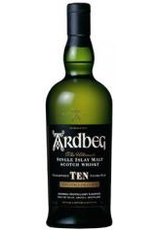 Single Malt Scotch Ardbeg 10 yr old Islay Single Malt Scotch 750ml