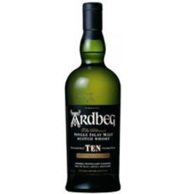 Single Malt Scotch Ardbeg 10 yr old Islay Single Malt Scotch 750ml