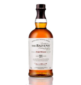 Single Malt Scotch SALE  $349.99 The Balvenie Scotch Single Malt 21 Year Portwood 750ml REG $399.99