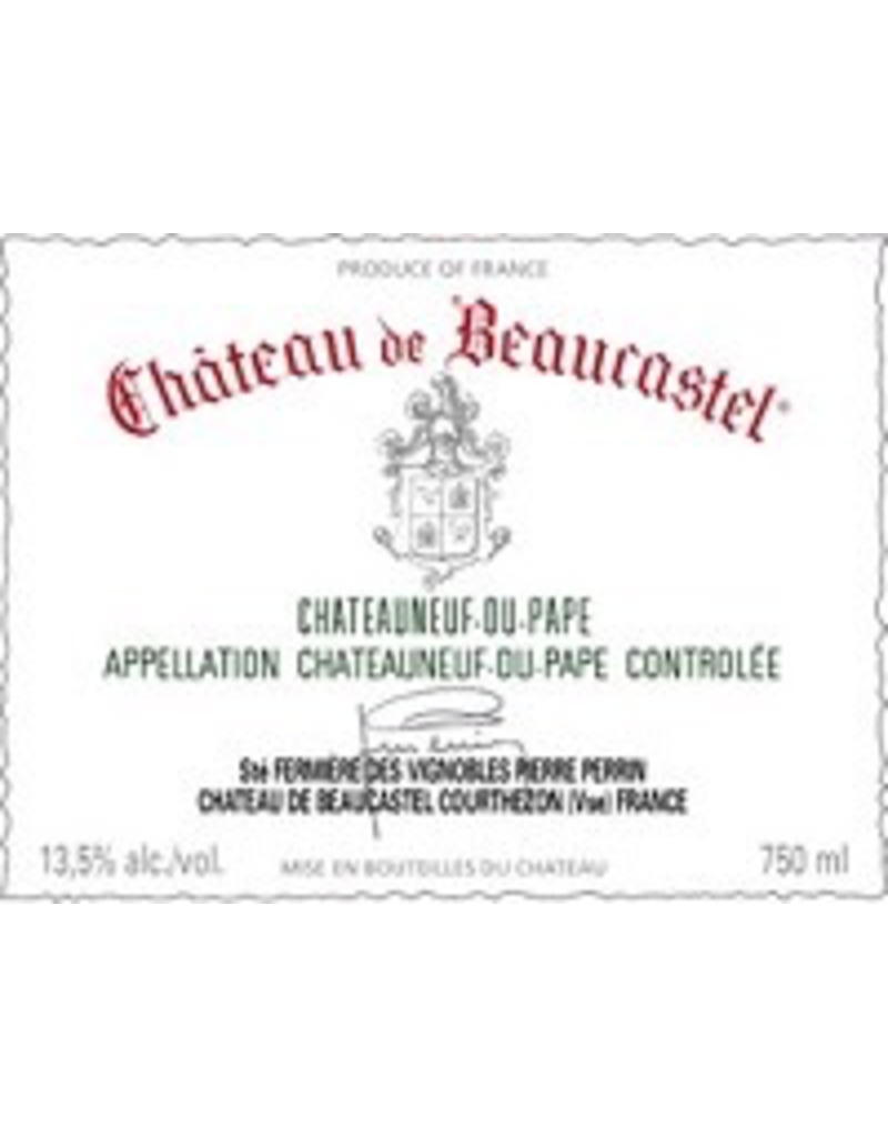 Chateauneuf-du-pape SALE $99.99 Chateau de Beaucastel Chateauneuf-Du-Pape 2020 750ml REG $129.99