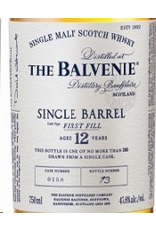 Single Malt Scotch The Balvenie Scotch Single Malt 12 Year Single Barrel First Fill 750ml