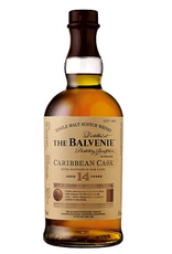 Single Malt Scotch The Balvenie Scotch Single Malt 14 Year Caribbean Cask  750ml