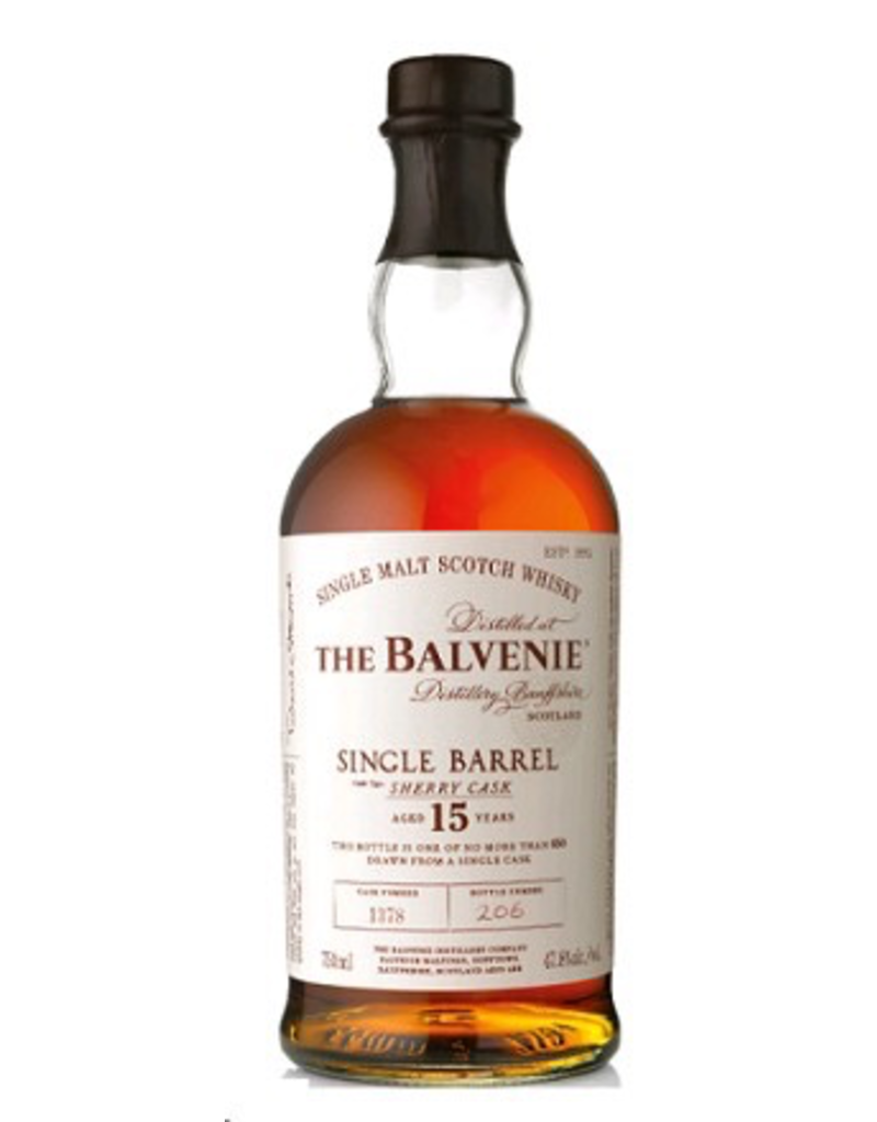 Single Malt Scotch The Balvenie Scotch Single Malt 15 Year Sherry Cask 750ml