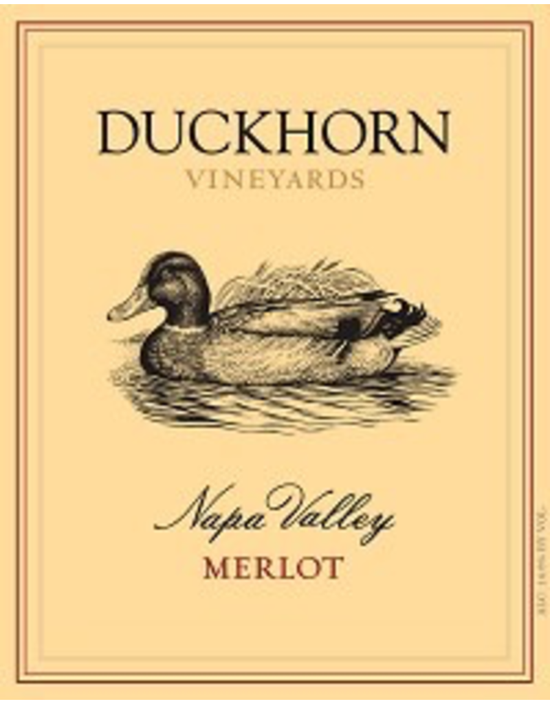 Merlot SALE Duckhorn Merlot Napa Valley 2018 750ml REG $59.99