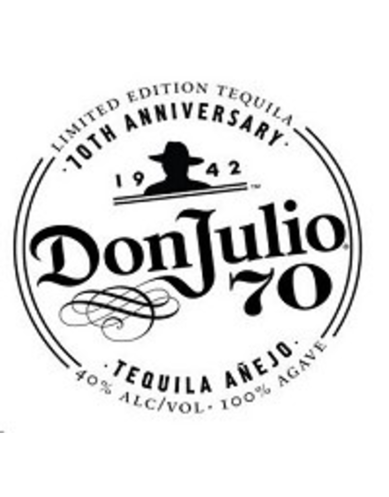 Don Julio 70th Anniversary Anejo Claro Tequila 750ml - Pound Ridge Wine