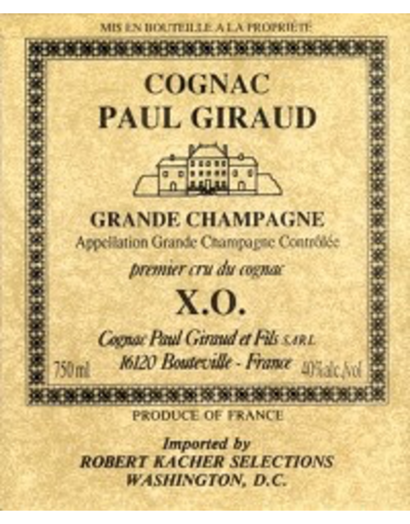 Brandy/Cognac Paul Giraud XO Grande Champagne Cognac 750ml