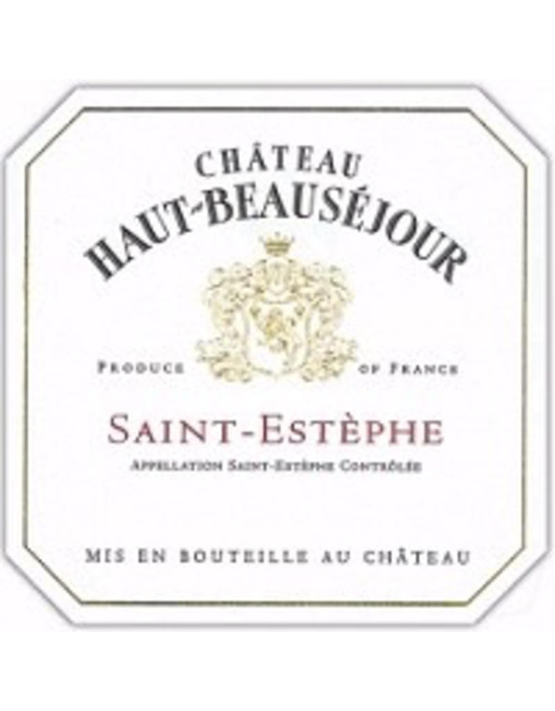 BORDEAUX-SAINT-ESTEPHE Chateau Haut-Beausejour Saint-Estephe 2017 Bordeaux 750ml