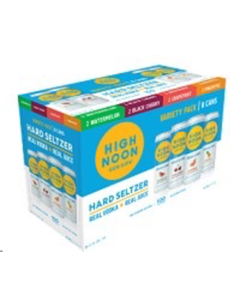 CAN MIXED DRINK High Noon 12 Pack  El Press Pack Vodka & Soda  Assorted Flavors 355ml cans