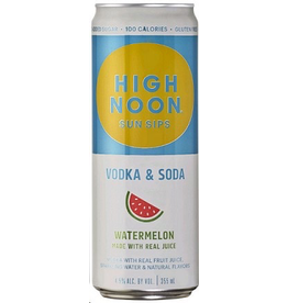 CAN MIXED DRINK High Noon Sun Sips Vodka & Soda Watermelon 4 Pack 355ml cans