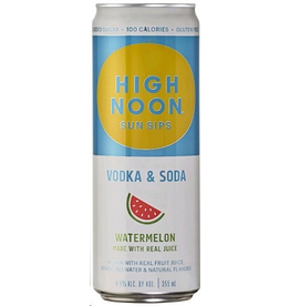 Seltzer High Noon 4 pack Watermelon Vodka & Soda  355ml cans
