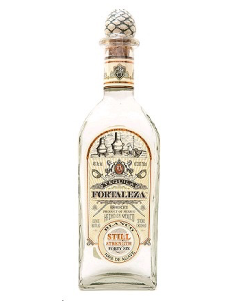 Tequila Fortaleza Blanco Still Strength  92 Proof Tequila 750ml