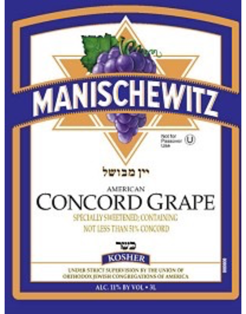 Kosher Red SALE $9.99 Manischewitz Concord Grape 750ml