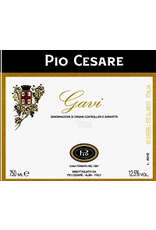 Italian White Pio Cesare Cortese di Gavi 2023 750ml