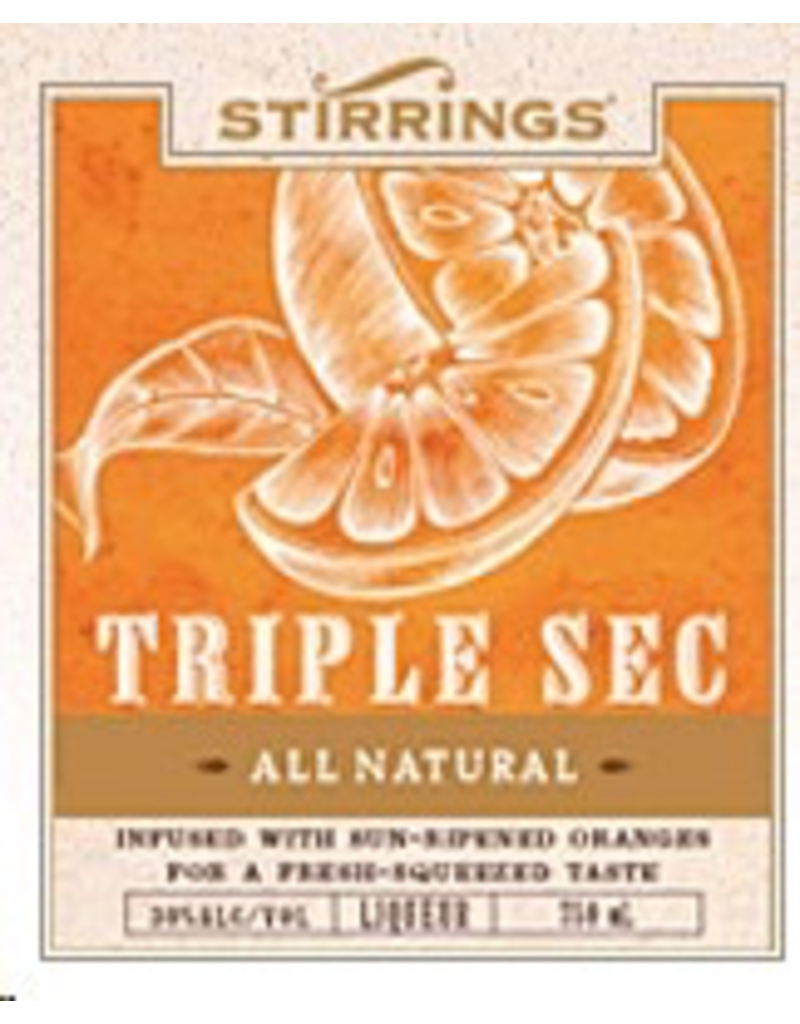 Cordials Stirrings Triple Sec 750ml