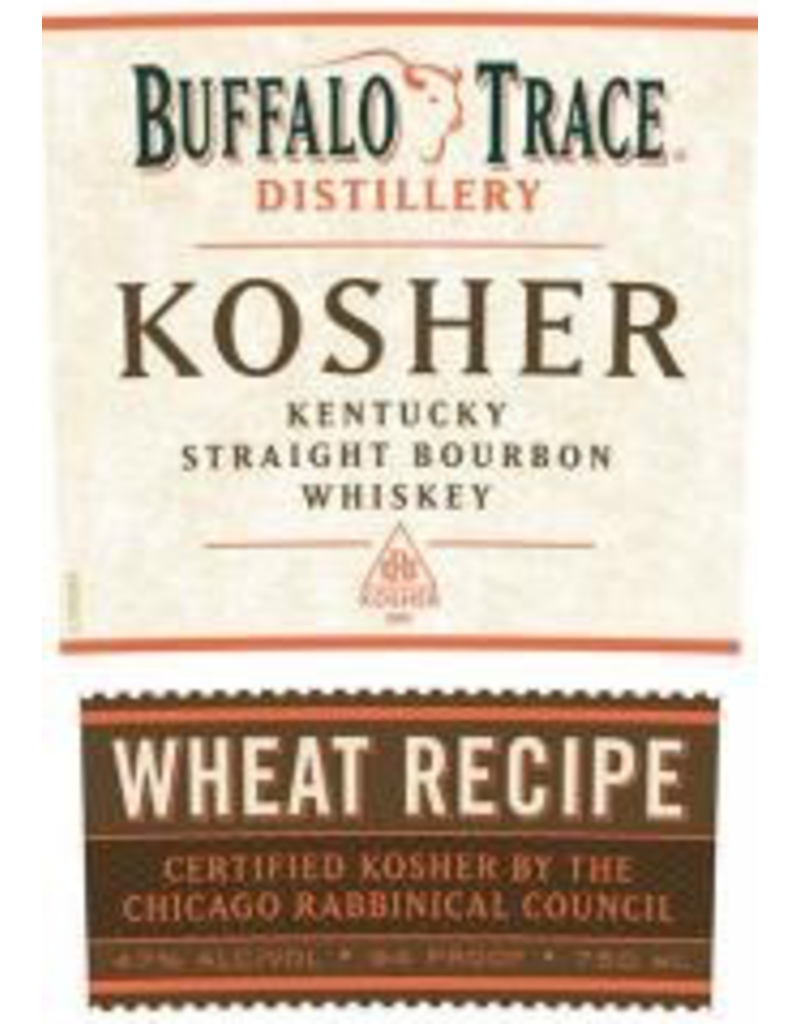 Rye Whiskey Buffalo Trace Bourbon Wheat Recipe Kosher 750ml