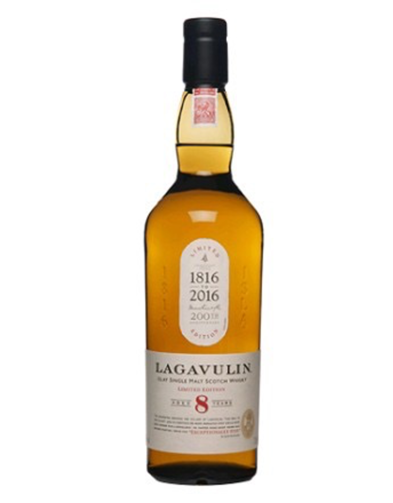 Single Malt Scotch Lagavulin 8 year Islay Single Malt Scotch Whisky 750ml