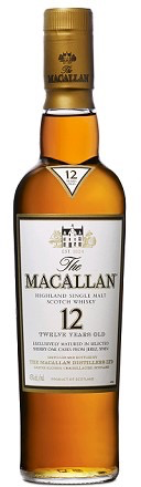 Macallan 12yr Highland Single Malt Scotch Sherry Oak 750ml - Pound