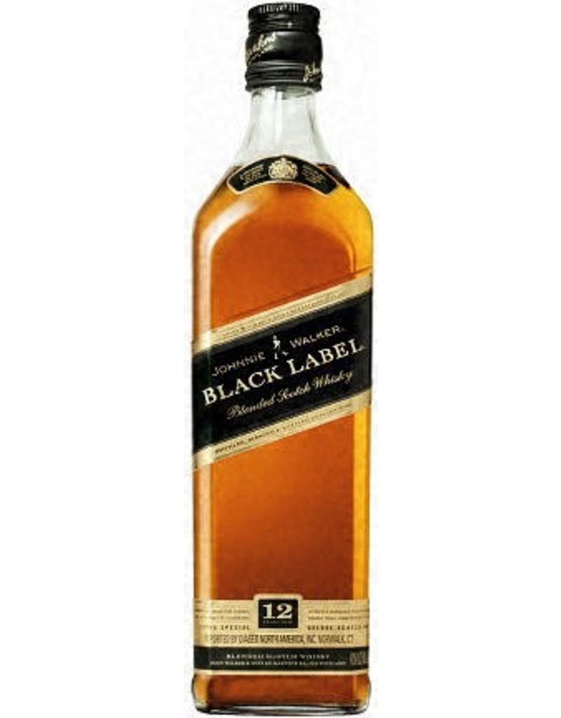 Scotch Johnnie Walker Black Label Blended Scotch Whiskey 12yr 750ml