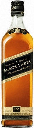 Johnnie Walker Black Label Blended Scotch Whiskey 12yr 750ml