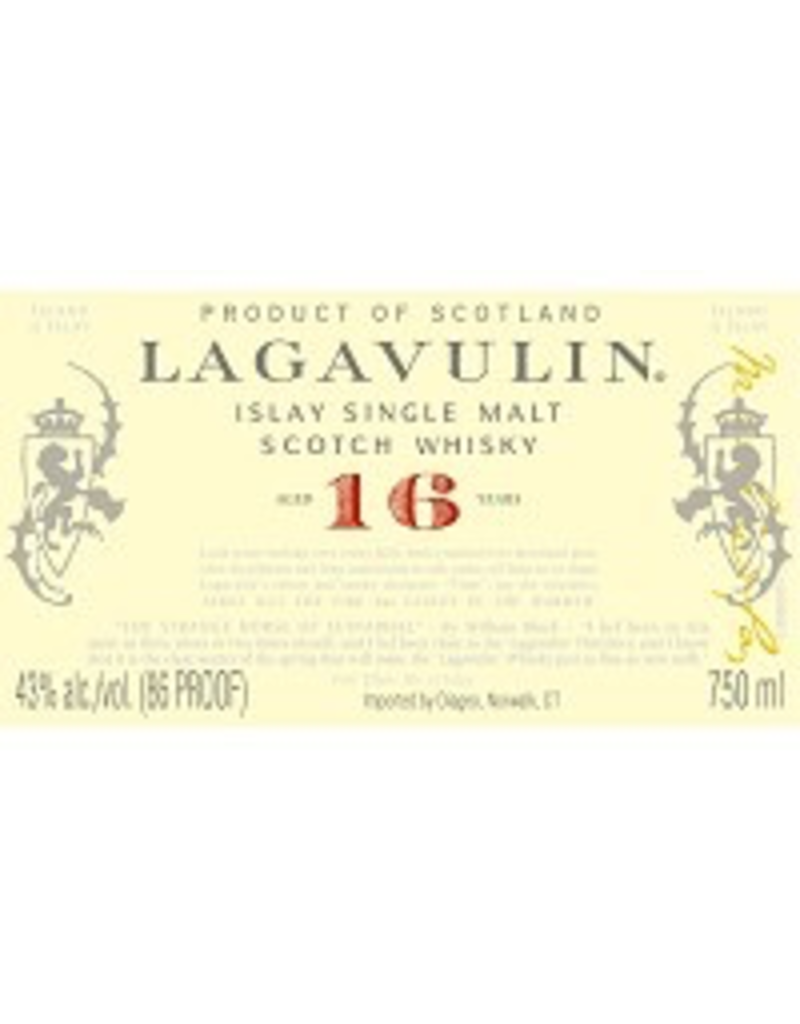Lagavulin 16 Year Old Single Malt Whisky 750ml