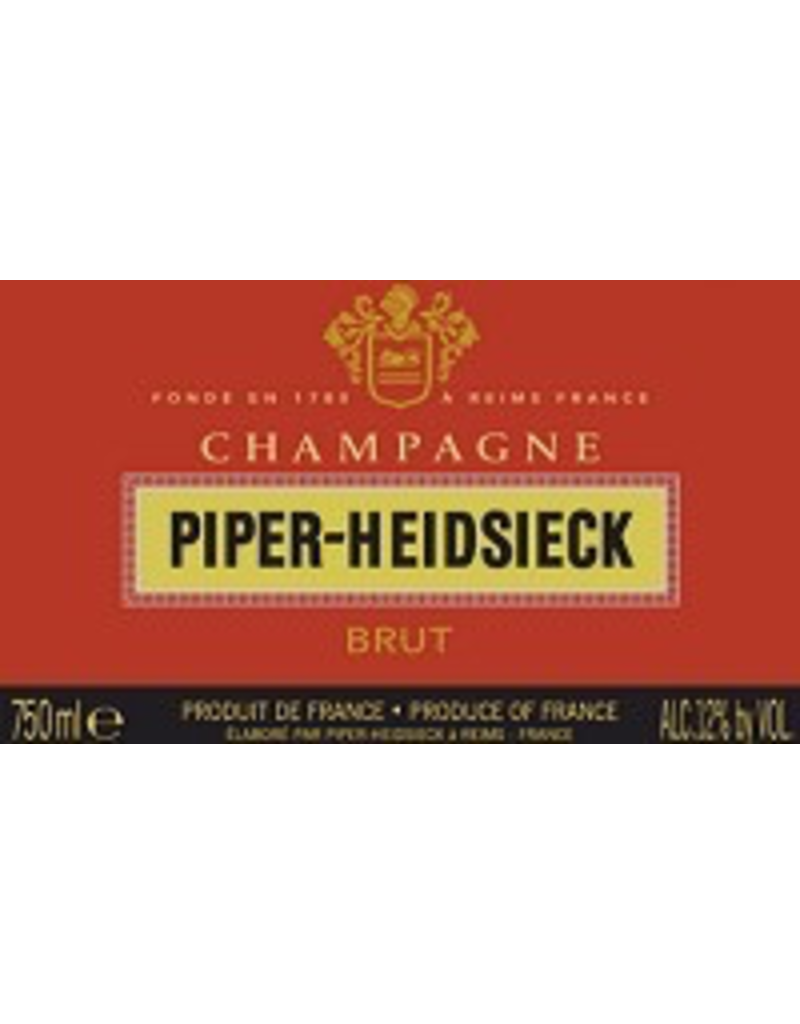 Champagne/Sparkling SALE $49.99 Piper Heidsieck Red Label  Brut Champagne NV 750ml REG $59.99