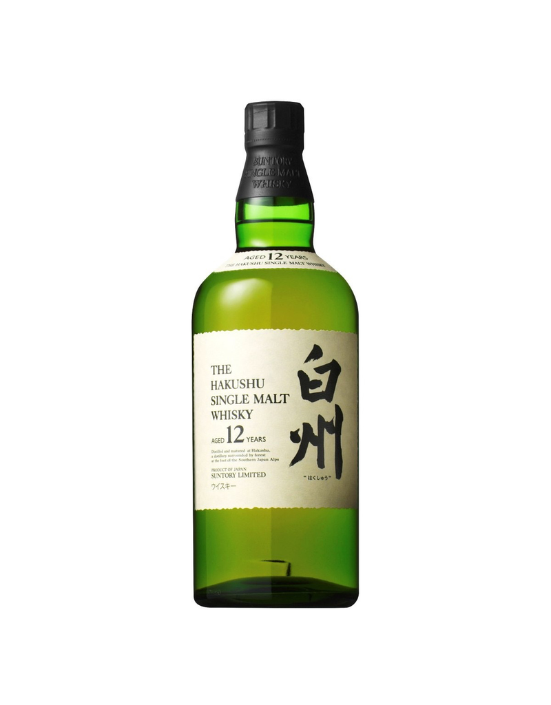 Japanese Whisky The Hakushu Single Malt Japanese Whisky 12 Year Old 750ml