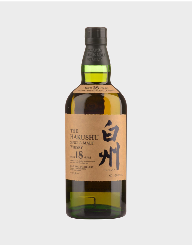 Japanese Whisky SALE $599.99 The Hakushu Single Malt Japanese Whisky 18 Year Old 750ml