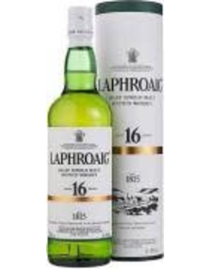 Single Malt Scotch Laphroaig 16 year Islay Single Malt Scotch Whisky 750ml