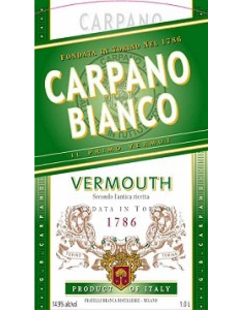 Vermouth Carpano Bianco Vermouth Liter