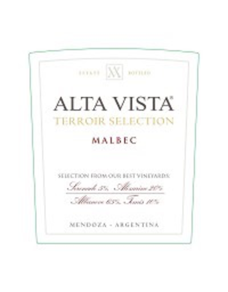Malbec Alta Vista Terroir Selection Malbec 2018 750ml