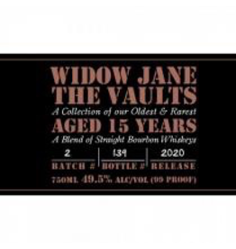 Bourbon Whiskey Widow Jane The Vaults 15Year Old Bourbon 750ml