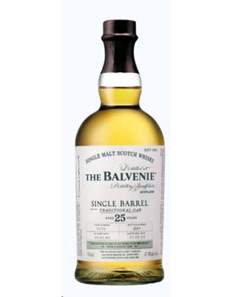 Single Malt Scotch The Balvenie 25 Year Old Single Malt Scotch 750ml