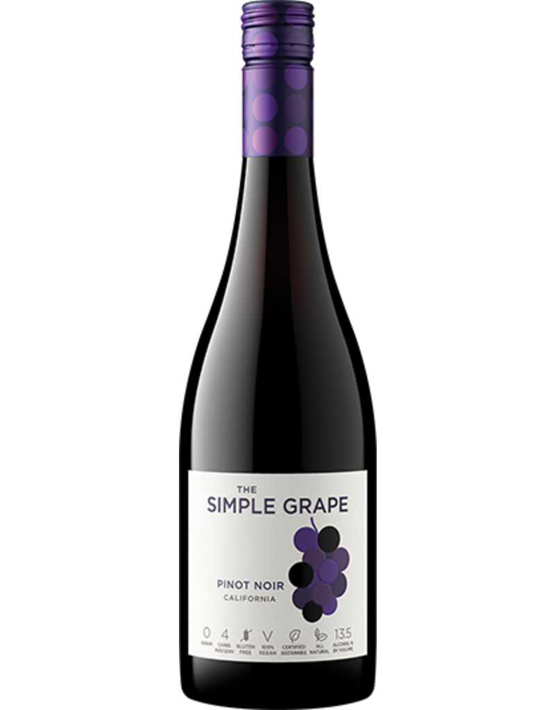 Pinot Noir SALE $14.99 The Simple Grape Pinot Noir 750ml REG $19.99