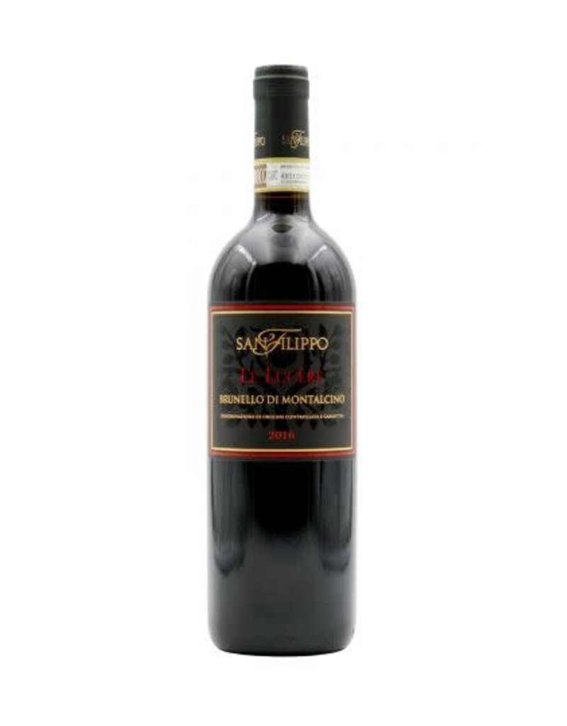 Brunello Di Montalcino SALE $99.99 San Filippo Brunello Di Montalcino Le Lucere 2017 750ml REG $139.99 *