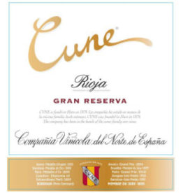 Spain Rioja Red Cune Gran Reserva Rioja 2015 750ml