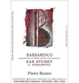 Barbaresco Piero Busso Barbaresco San Stunet 2018