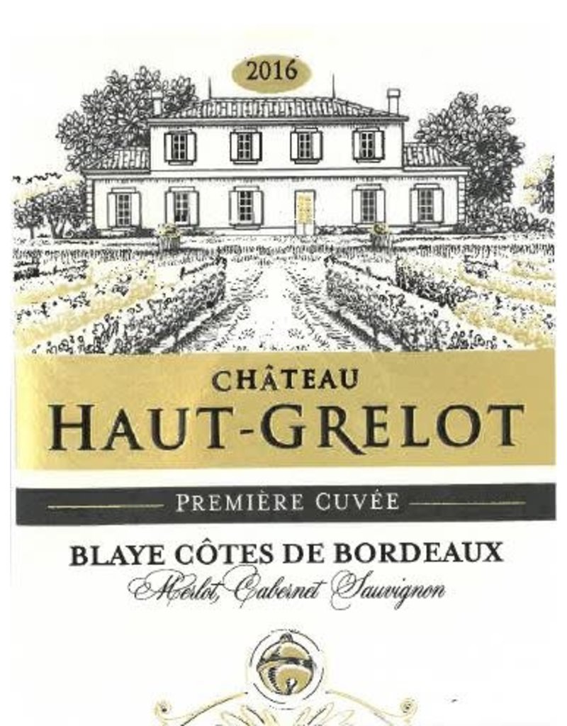 Bordeaux Red Chateau Haute-Grelot Premiere Cuvee Blaye Cotes de Bordeaux 2020