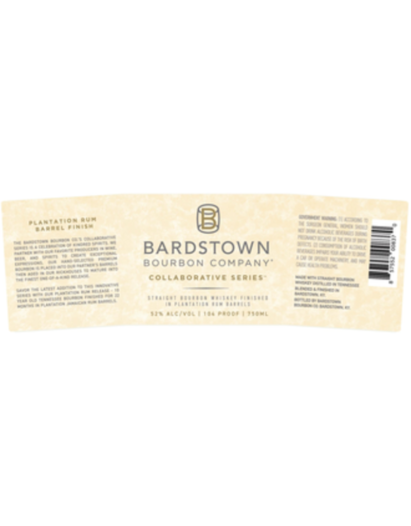 bourbon Bardstown Bourbon Collaborative Series Plantation Rum Barrels